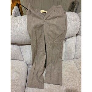 R.P.M Men's Brown Wool Tweed Herringbone Pleated Dress Pants 29W Tapered